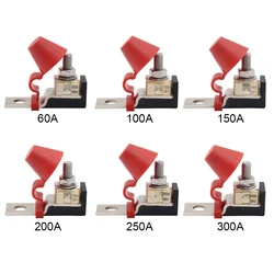 60A 100A 150A 200A 250A 300A Battery Terminal Mount Fuse Block Kit with 58V Ring Fuse M8 Marine Battery Terminal Holder For Boat