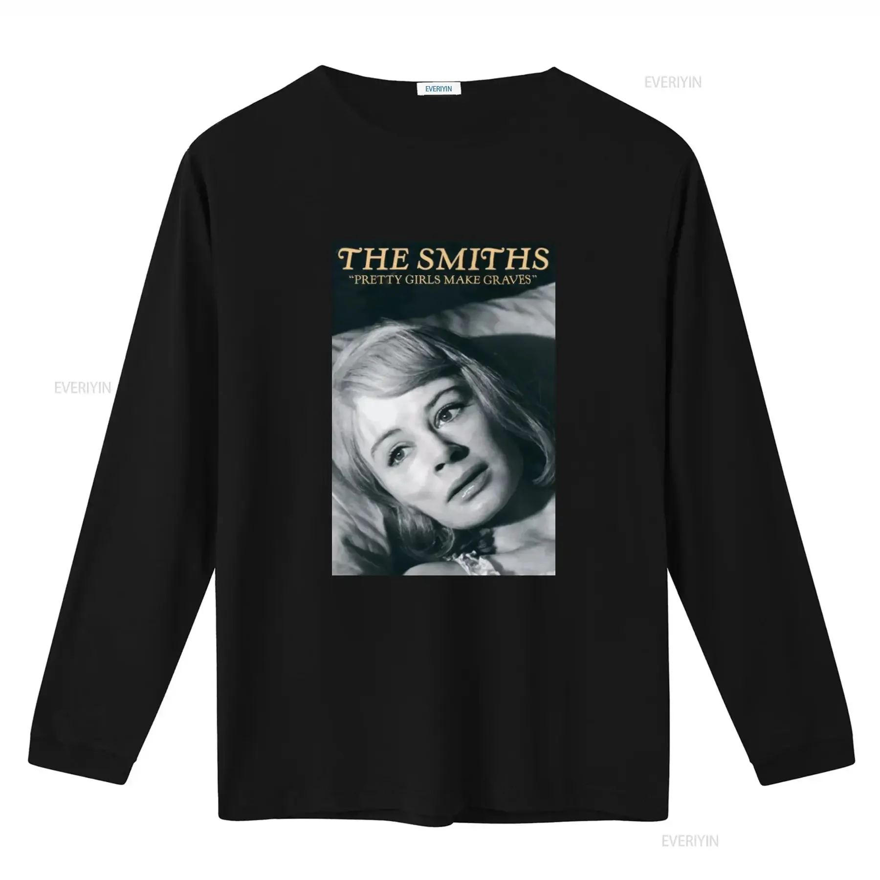 THE SMITHS Pretty Girls Make Graves Sarah Miles Organic T Shirt Morrissey Band Music  vintage Washed Versatile graphic