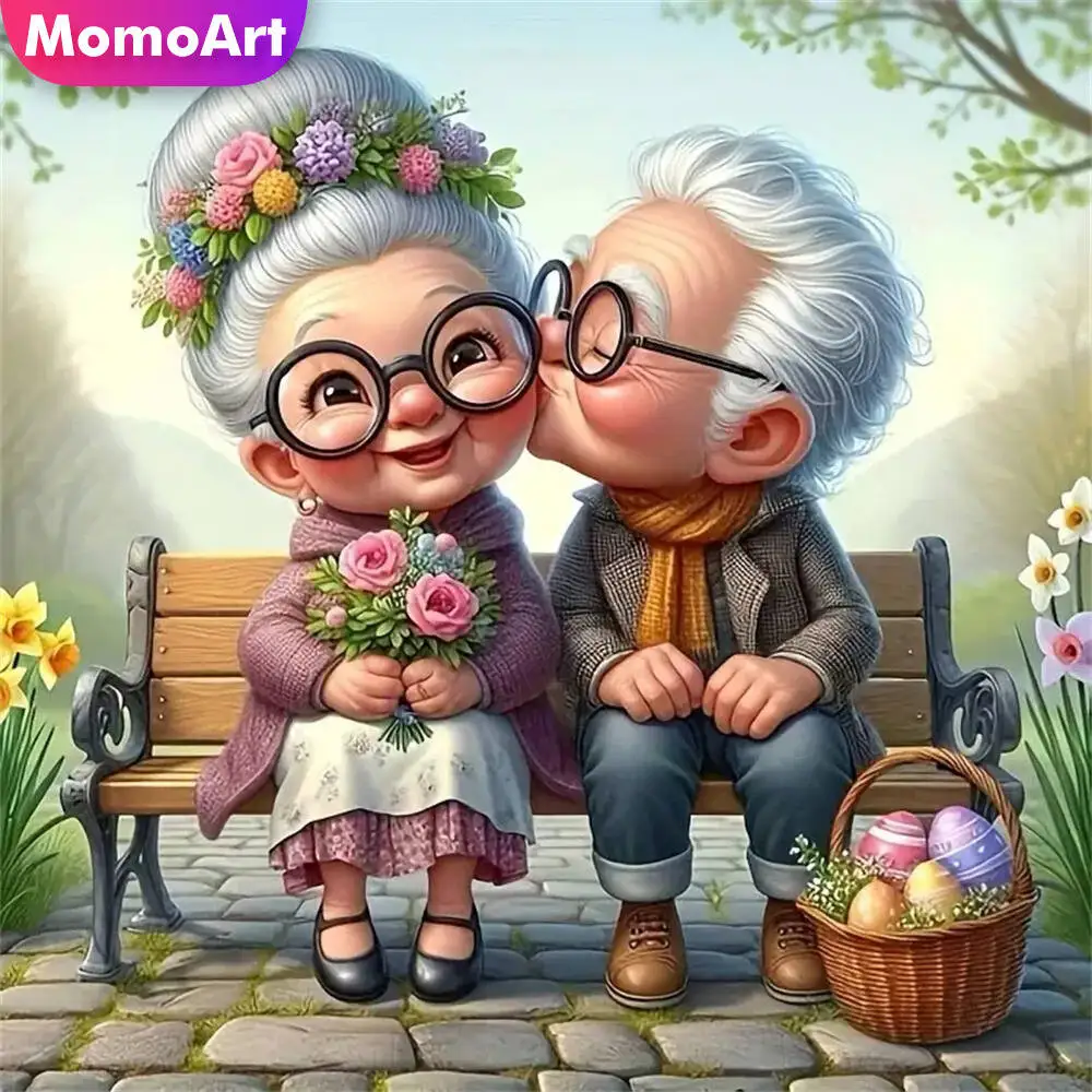 

Momoart Bear Алмазная мозаика животное полная круглая алмазная живопись лунная вышивка Новое поступление ручная работа хобби