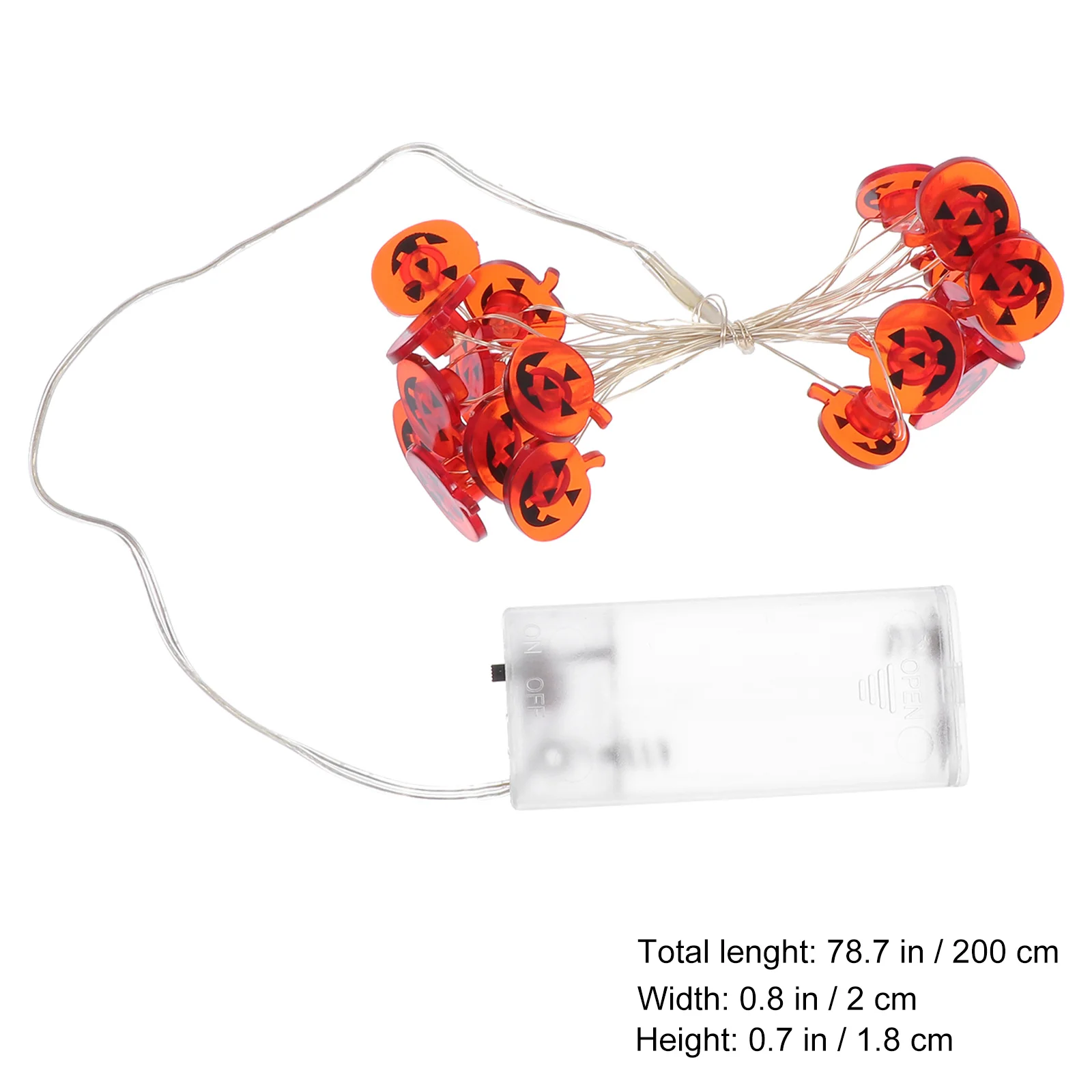 

1Pcs Halloween Pumpkin String Light Festive LED Decor Party Home Lighting Creative -Powered Atmosphere Lamp