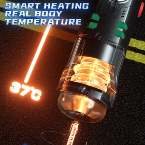 تلسكوبي ساخنة مص جيب كس اللسان آلات الجنس لعبة للرجال ، كأس الذكور الاستمناء ، السلع الكبار ، المهبل الاستمناء أفضل 6 تدفئة مهبل مبيعا - No2