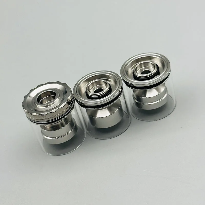 vape Diplomat Top Fill Short Tank Replacement 3pcs Chambers Set With Top Fill Short Tank Glass For Diplomat RDL RTA Atomizer