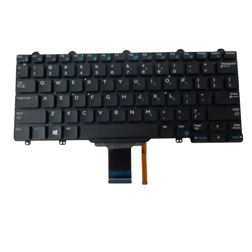 Backlit Keyboard For Dell Latitude E7250 Laptops 3P2DR - No Pointer