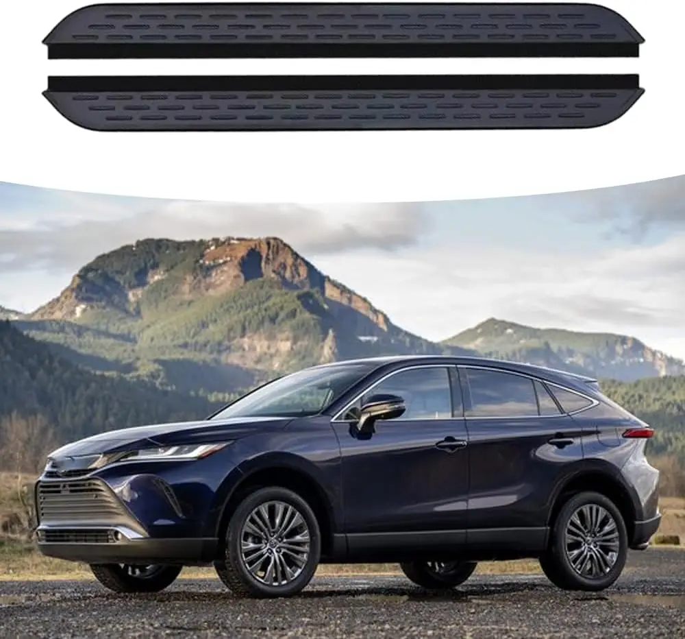 

Running Boards Side Steps Fit for Toyota Venza 2020-2024 Side Pedals Step Bars Aluminum Black