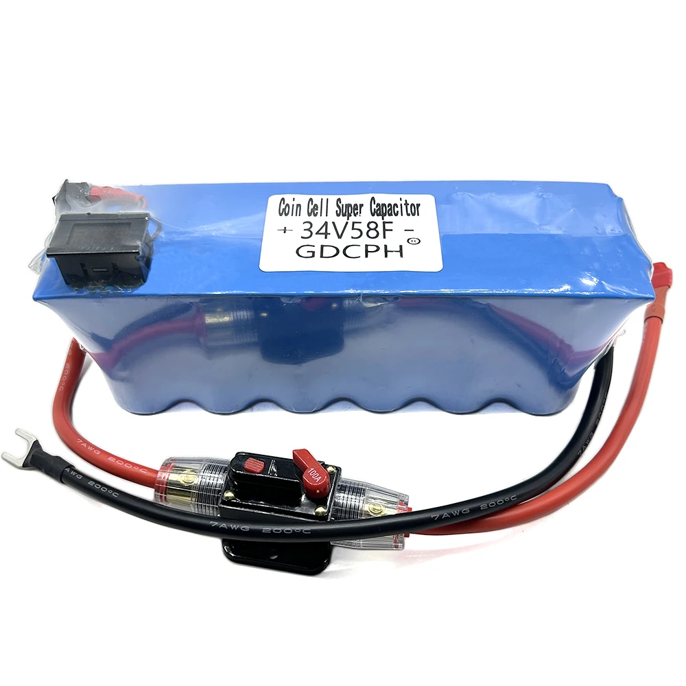 New GDCPH 34V58F Automotive Rectifier Module Large Capacity 2.85V700F Capacitor With Voltmeter 2.7V 16V Large Capacity