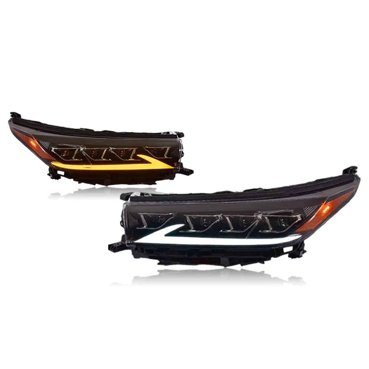 

Car Headlights For Toyota Highlander 2018-2021 LED Car Lamps Angel Eye Projector Dynamic Turn Signals Car Accessories