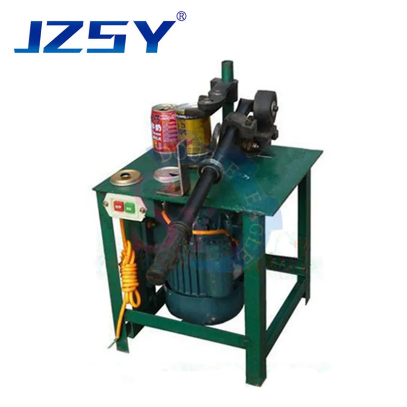 ماكينة إزالة علب القصدير اليدوية عالية الأداء/ماكينة إعادة تدوير علب البوب من الألومنيوم معدات فصل إعادة تدوير علب الألومنيوم