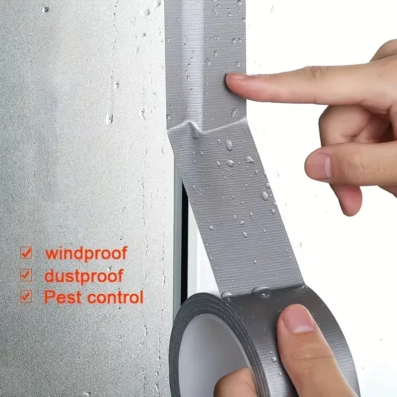 1 لفة نافذة شريط مقاوم للرياح لختم النافذة، ولزوجة عالية ولا ترك أي شريط لختم الفجوة الباردة والماء