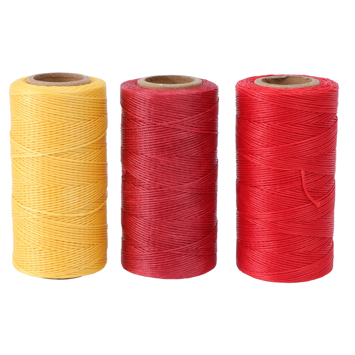 

3pcs 0.8Mm Hand Braided Wax Thread 260M For Sewing Craft Diy Stitching Cord Flat Waxed Line Sewing Supplies Craft Tools