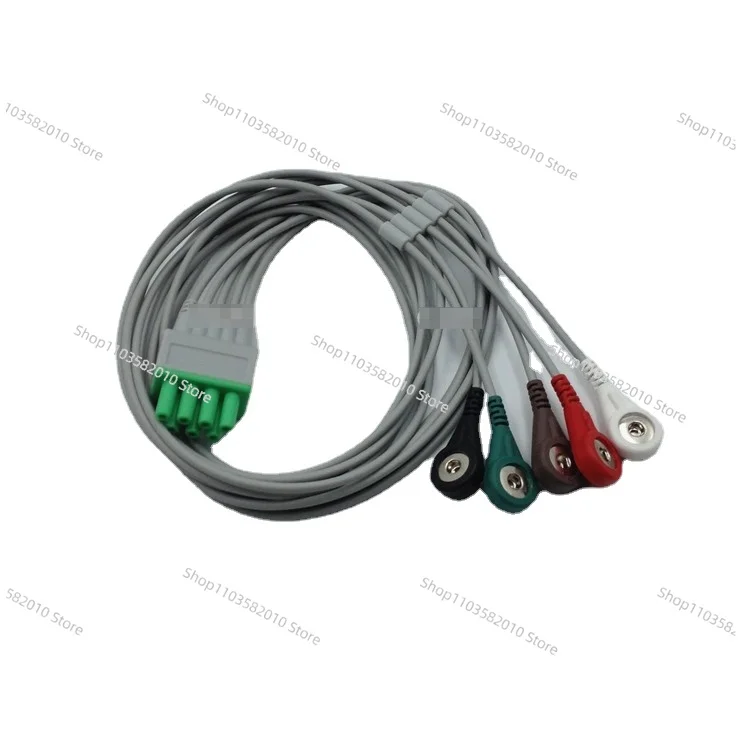 Compatible with Telemetry ECG Leads, ECG Leads, Dynamic Telemetry Leads, 5-lead Telemetry