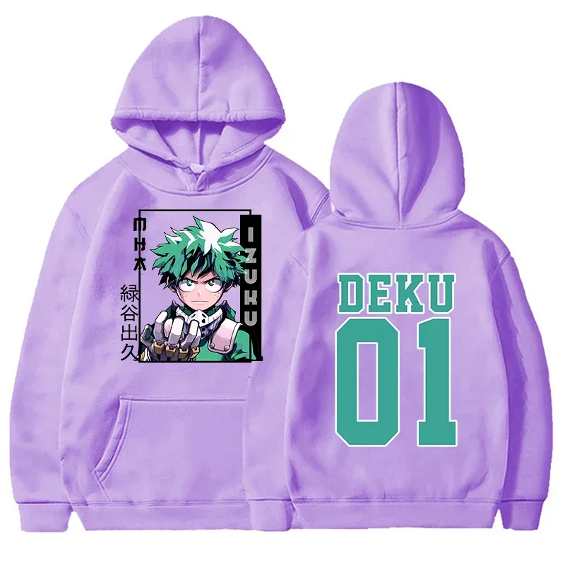 NEW Fashion Anime Deku 01 Printed Hoodie Women Men Autumn Winter Sweatshirt Hip Hop Harajuku Streetwear Long Sleeve Pullover