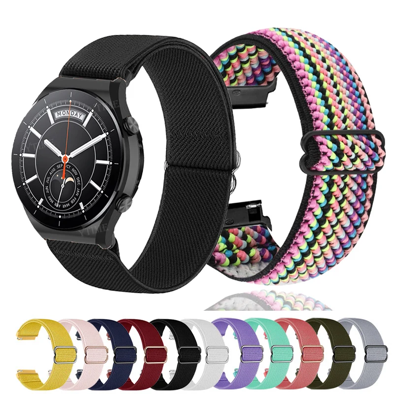 Horlogeband Voor Xiaomi Mi Horloge S1 Actieve Band 22Mm Nylon Armband Vervangbare Smartwatch Polsband Voor Xiaomi Mi Horloge Kleur 2