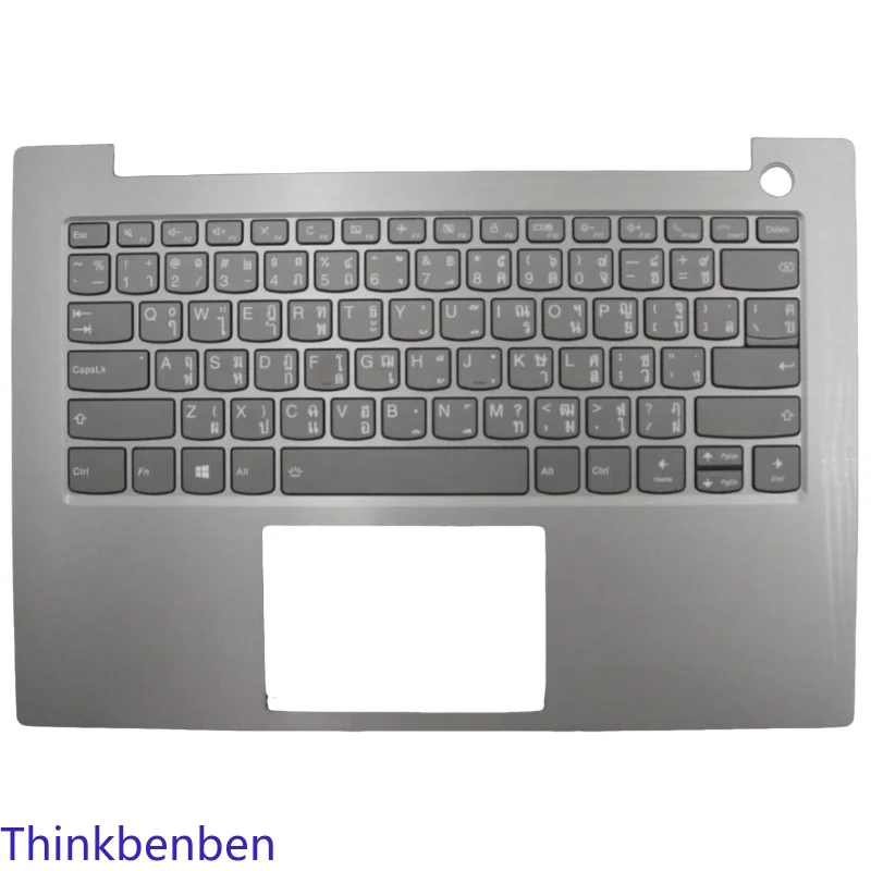 TH Thai Mineral Gray Keyboard Upper Case Palmrest Shell Cover For Lenovo ThinkBook 14 14IML 14IIL 5CB0W44369
