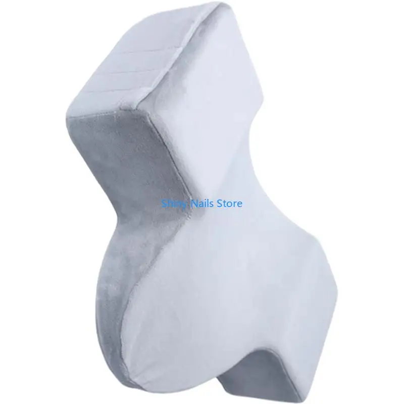 

Comfortable Eyelash Extension Pillow Ergonomic Memory Foam Neck Rest for Beauty Salons and Home Makeup Stations