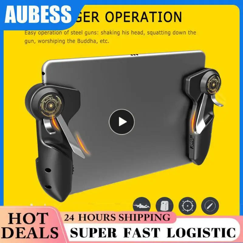 Trigger Free Fire Control para iPad, Android, Tablet, PUBG, Telefone, Gamepad, Joystick, Controlador de Game Pad Móvel, L1, R1, Comando de Mão