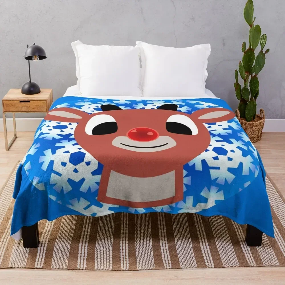 Hello Rudolph Throw Blanket christmas gifts Moving Blankets