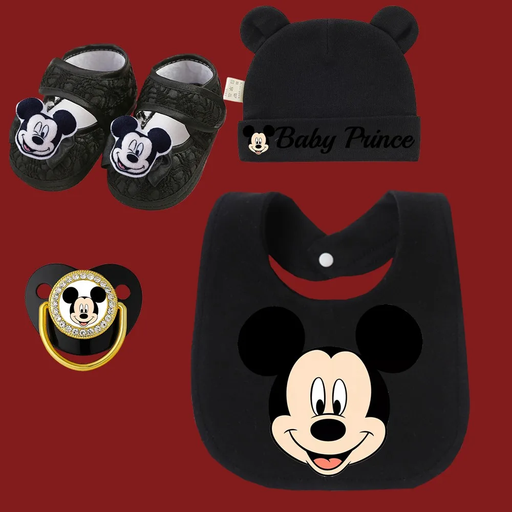 

Cartoon Baby Feeding Set Pacifier Bib Gift Set 0-8M