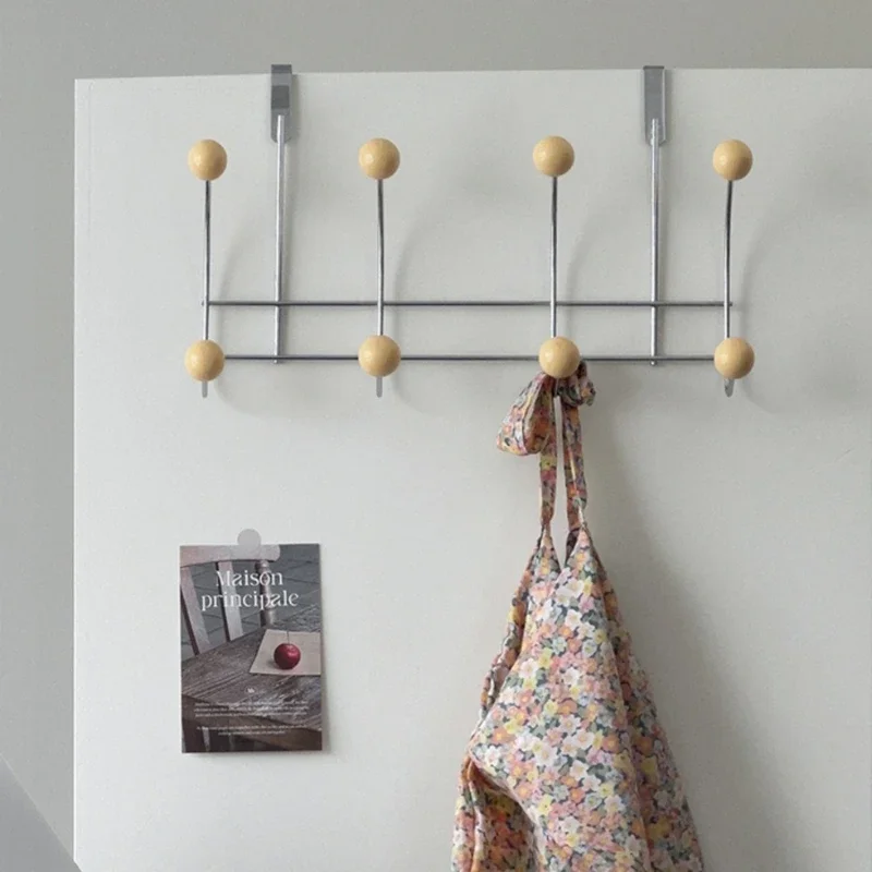 Portable Door Hook Hanging Coat Rack Without Drilling Multifunctional Bedroom Storages Hanger Kitchen Organizer Home Accessories