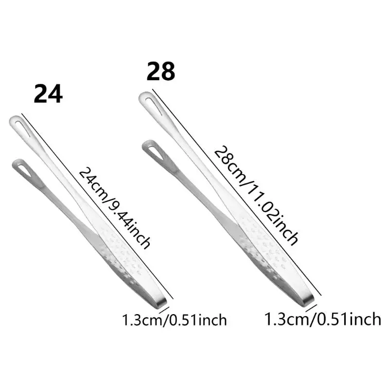 G6KF Multifuntional BBQ Tongs 24cm/28cm 304Stainless Steel Cooking Utensils for Home Cooks and Outdoor Barbecue Lover