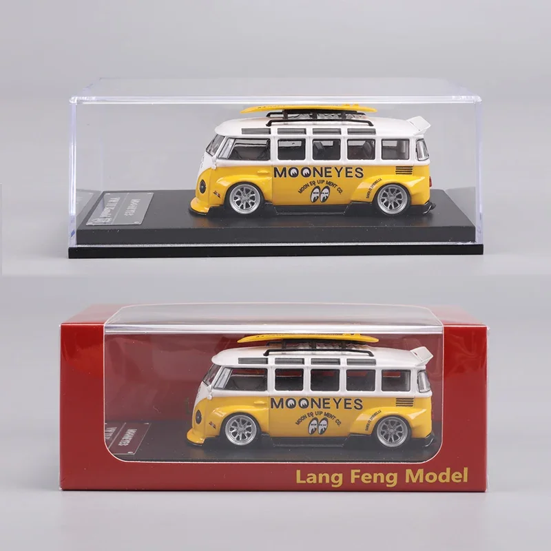 LF 1/64 RWB T1 BUS Simulation Die casting Alloy Car Model Crafts Decoration Collection Toy Tools Gift