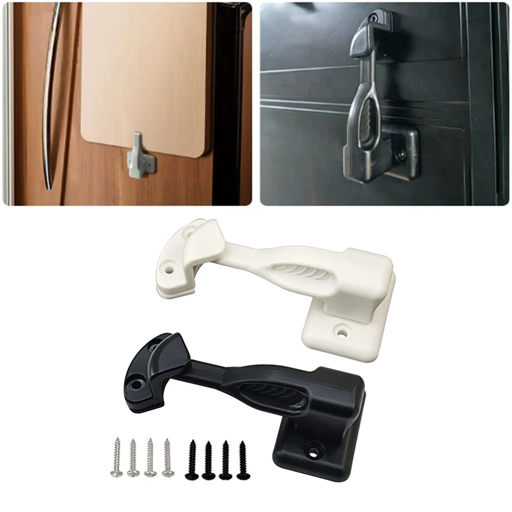 1set Caravan Door Holder Door Lock Rotating Door Hardware Latch Classic Rotating Latches For Home Improvement
