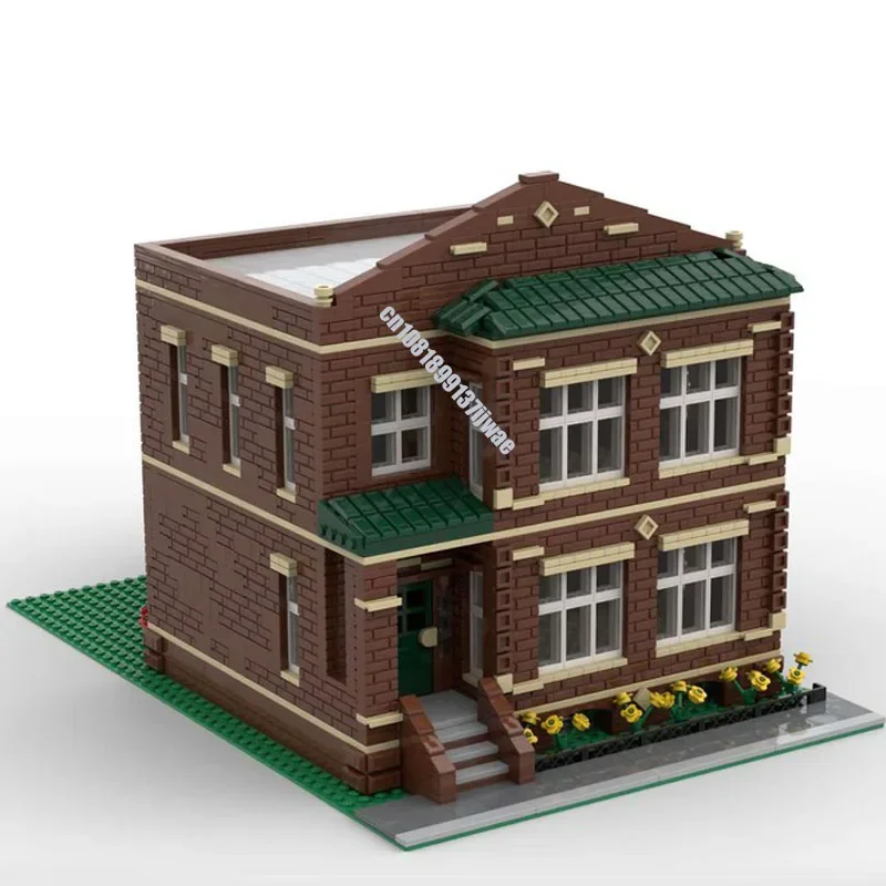 NEW 2331PCS City Hot Selling Street View Moc Uptown Flats Custom Puzzles Model DIY creative ideas Kids Toys Birthday Gifts