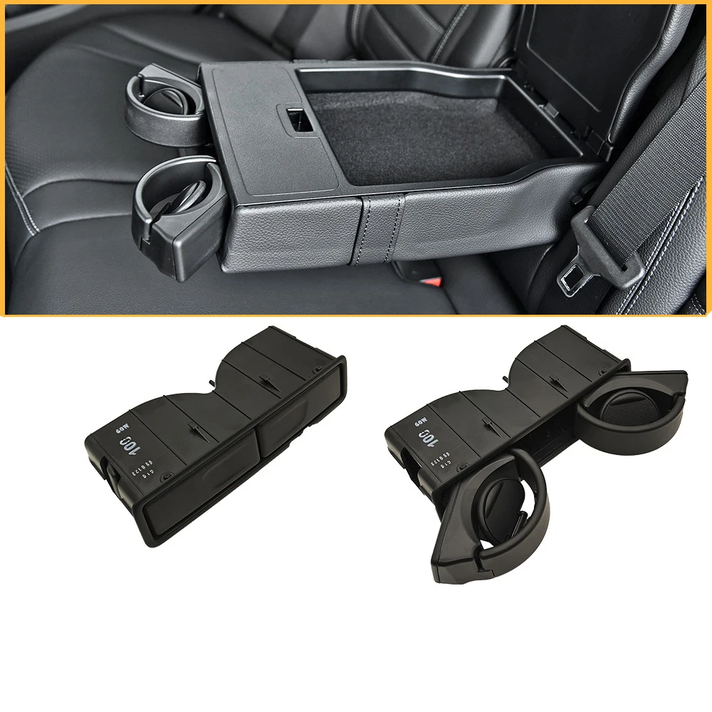

For Mercedes C GLC Class Car Rear Seat Armrest Insert Drinks Cup Holder For Benz W205 W253 2015-2021 C180 C200 GLC300
