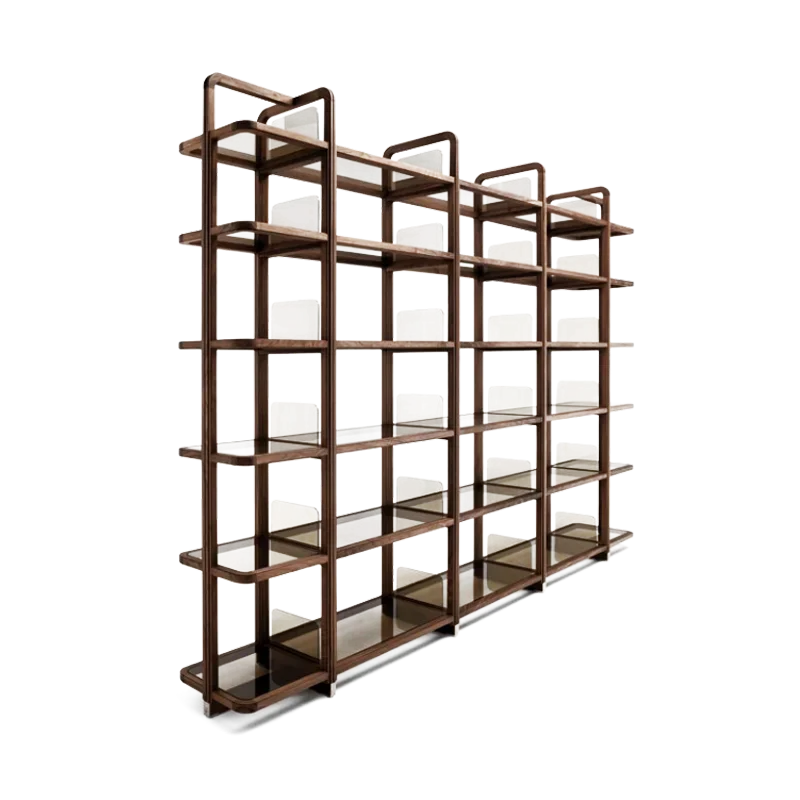 

Modern Nordic simple wood environmentally friendly space saving durable ladder bookcase