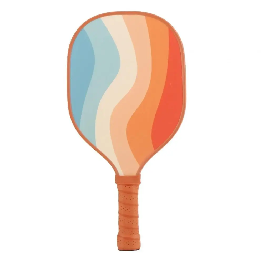 

Деревянные весла для пиклбола, нескользящая красочная ракетка для пикл-мяча, легкая ребристая ручка, тренировочное оборудование для пиклбола для мужчин