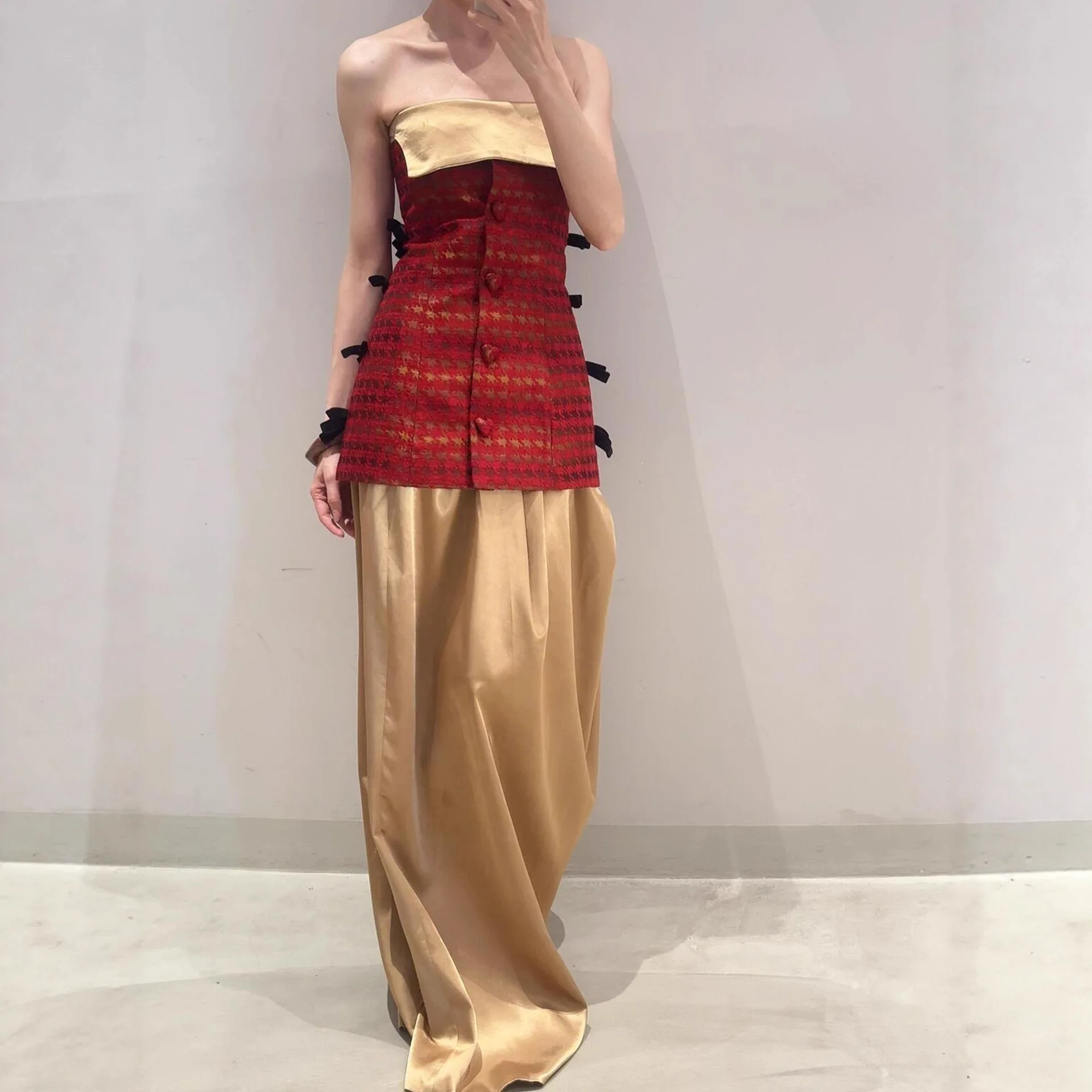 

New Chinese Style Morning Shot Light Wedding Dress Women's Bridal Gown Toast Clothing Elegant Long Super Two-Piece Suit National