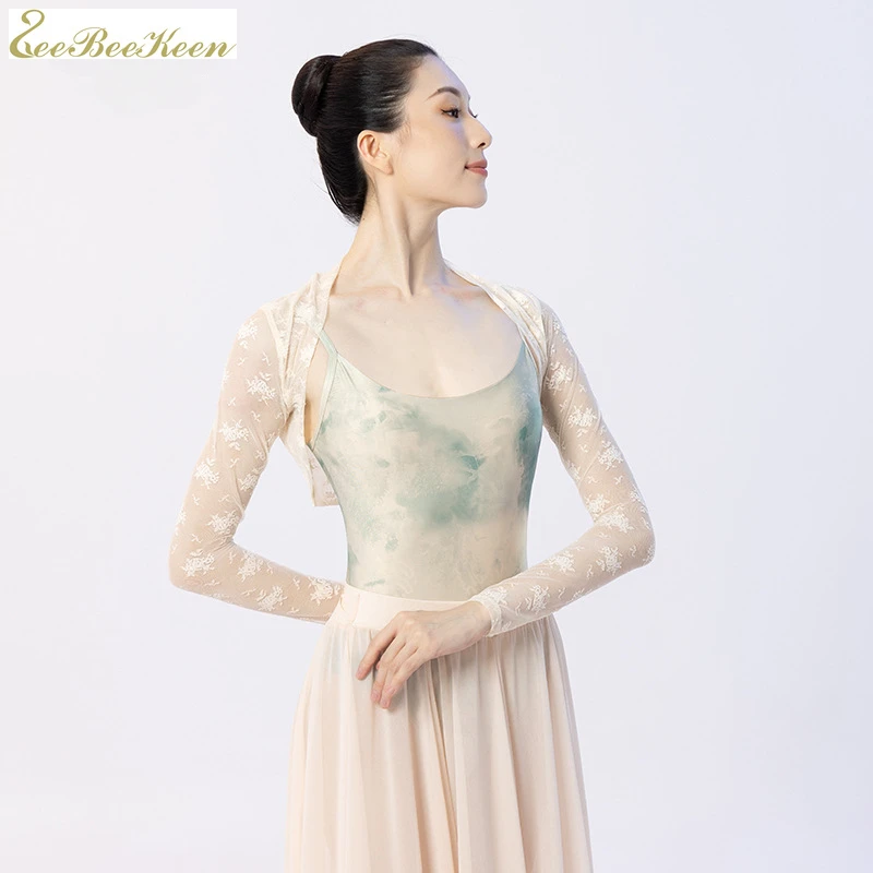 Sling printed basic ballet body donna ginnastica body air yoga clothes ragazze dance tuta adult ballet dance body