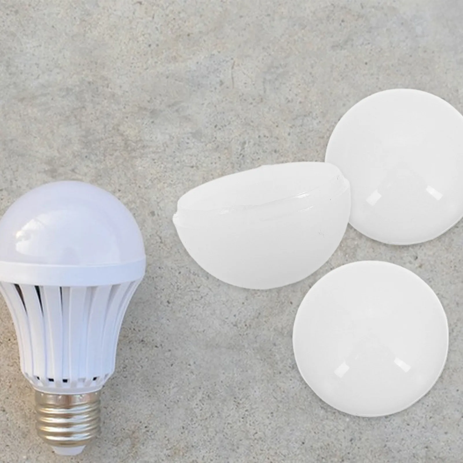 12Pcs Makeup Vanity Lamp Globes Shade Hemispherical Light Covers Replacement Small LED Globe Lamp Shade Diffuser for Bedroom