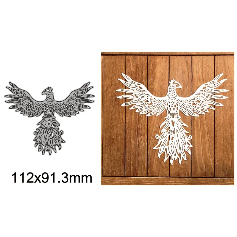 phoenix metal cutting dies animal cut die for diy scrapbooking paper cards making craft 2022 diecuts