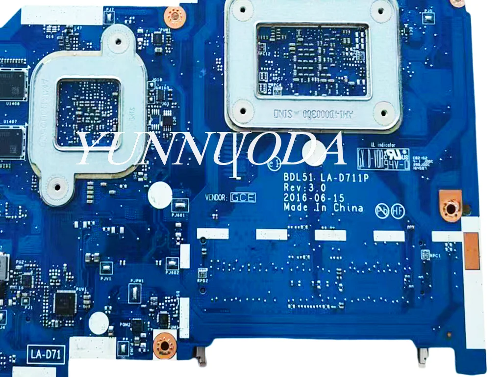 LA-D711P ل HP 255 G5 15-BA 15-AF اللوحة الأم للكمبيوتر المحمول مع E2 A6 A8 وحدة المعالجة المركزية UMA V2G GPU BDL51 100% تم اختبارها