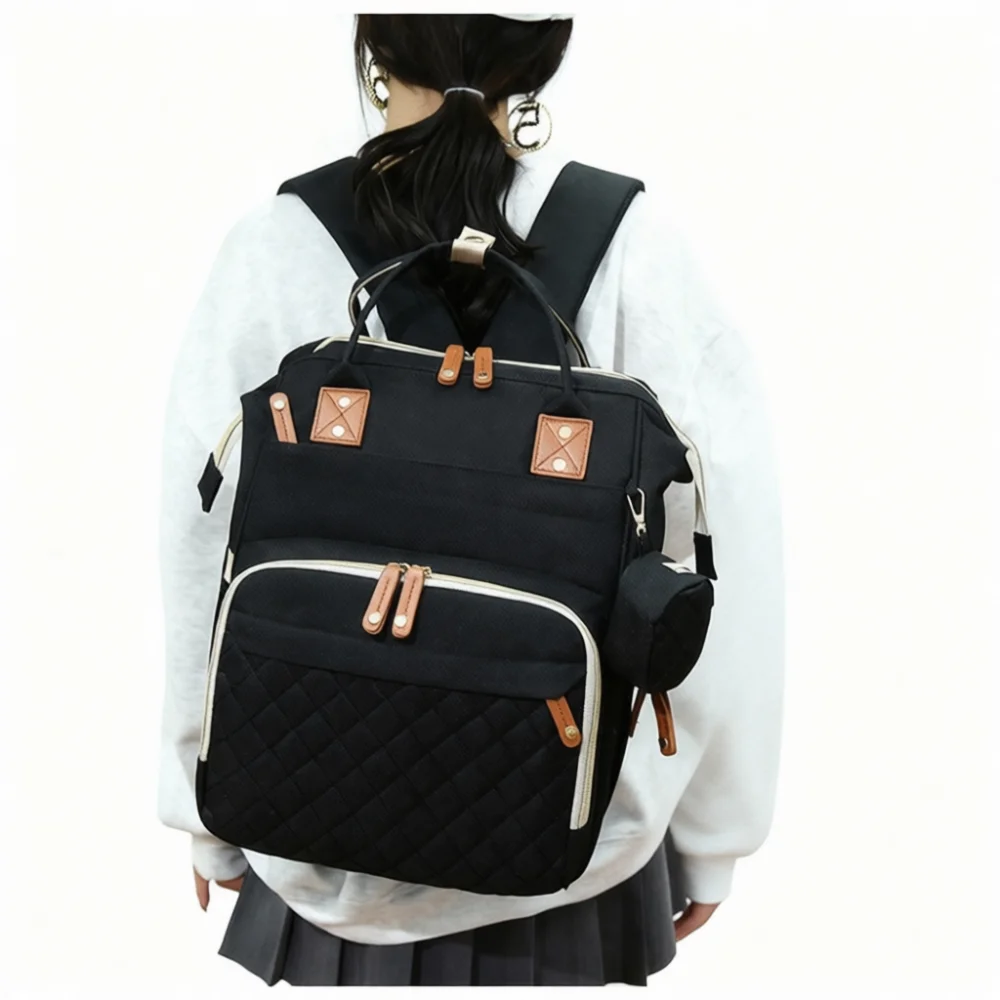 Waterproof Mommy Diaper Backpack Large Capacity Maternity Nursing Bag Travel Nappy Organizer Functional Baby Bags Casual Shoulde