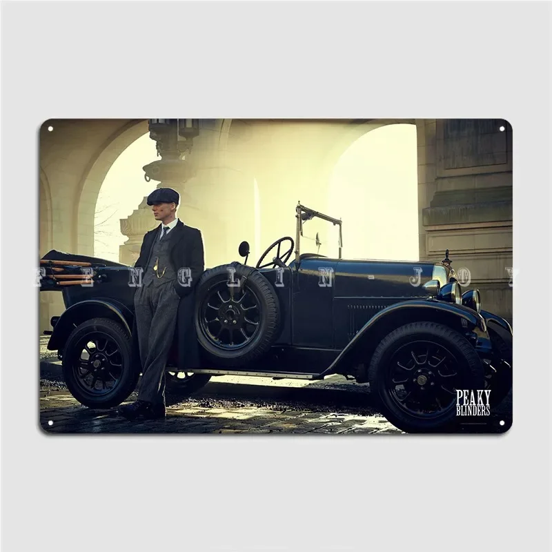 Tommy Shelby Car Metal Sign Wall Pub Mural Custom Poster Tin Sign Posters