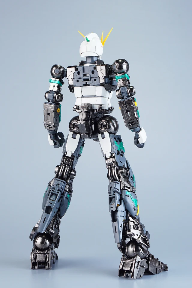 漫画の金属フレーム,頑丈な金属フレーム,1/100 mg RX-93 v nu,組み立て