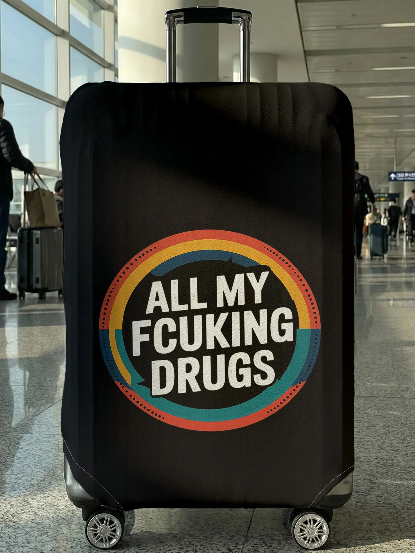 

Retro trendy luggage protective case, suitable for 18-32 inch luggage cases, luggage handle gloves, travel accessories