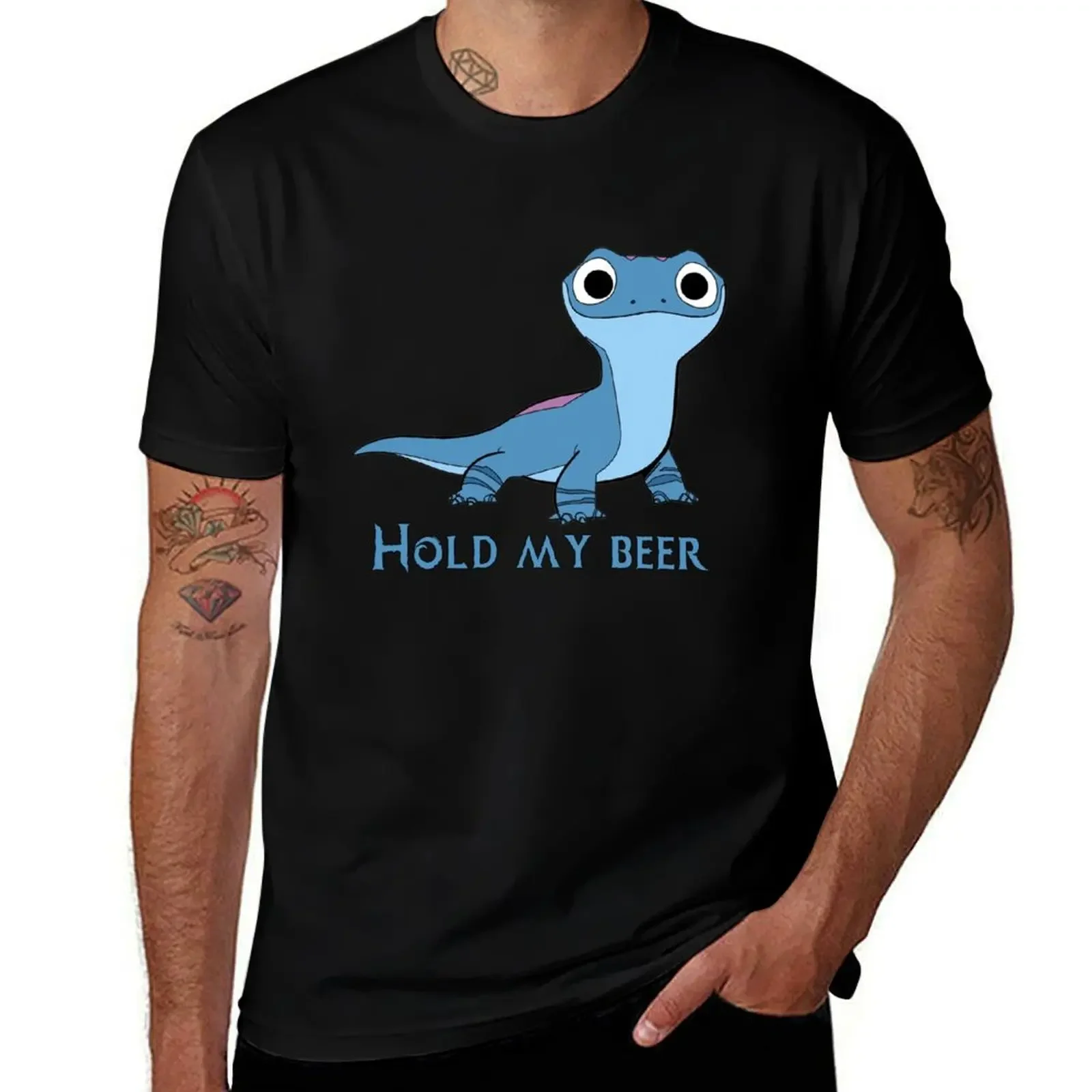 

Bruni Hold my beer T-Shirt man clothes cute clothes anime shirt aesthetic clothes Men's t-shirts