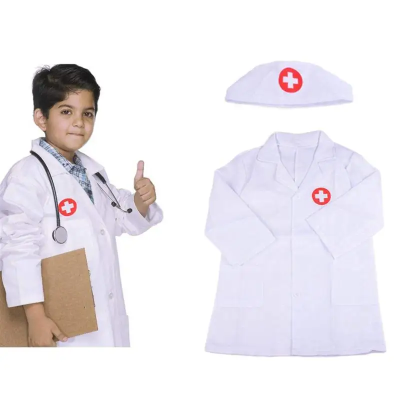 Juego de rol para niños, uniforme de Doctor, enfermera, Halloween, Carnaval, Cosplay, ropa para niño y niña, disfraces de imitación