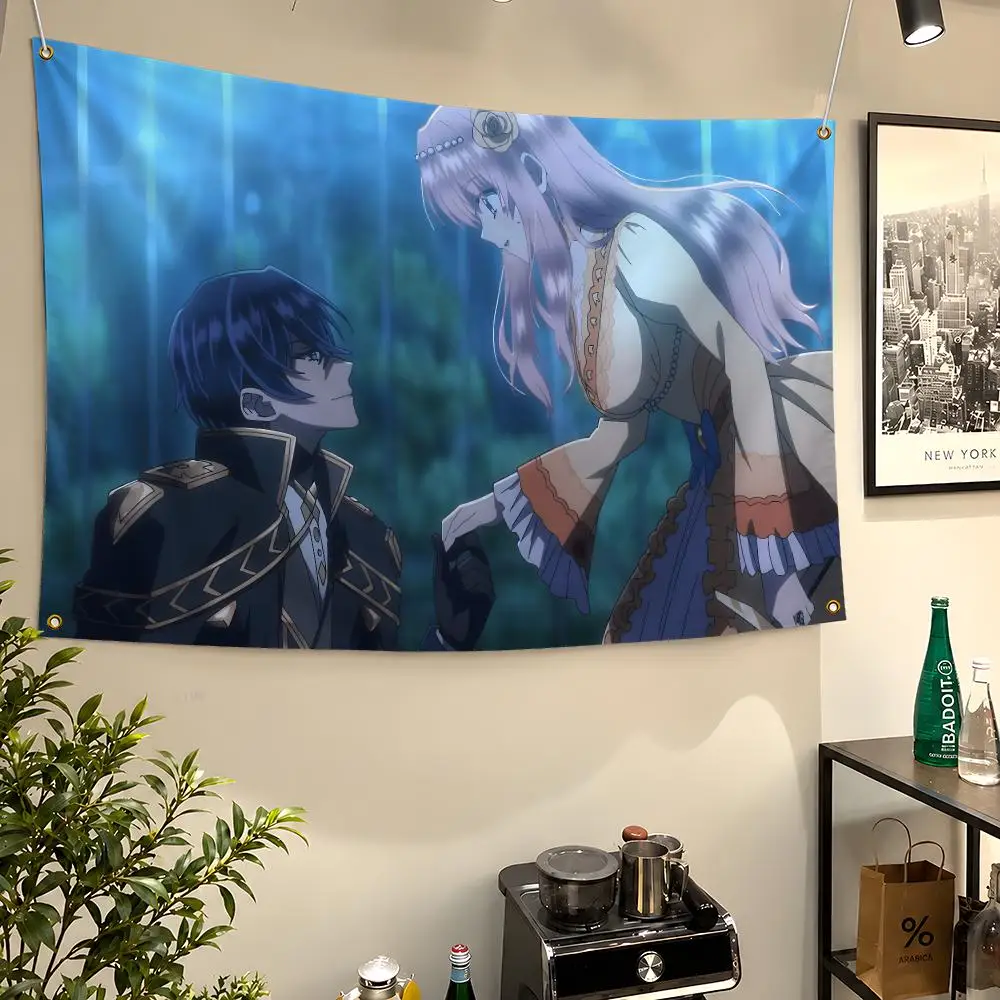 Anime 7th Time Loop Rishe Arnold Hein Flags Wall Hanging Flag Banners For Birthday Parties Outdoor Bedroom Dorm Room Decor