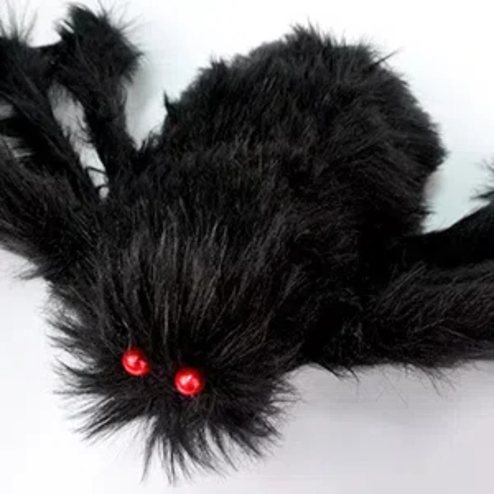 Halloween-Dekoration, schwarze Spinne, Horror-Elemente, Halloween-Dekoration, Heimdekoration, Party-Requisiten, riesige Spinne im Freien, Dekoration – Detail 13