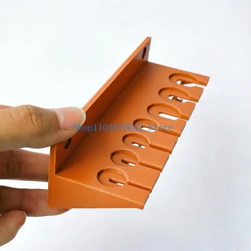 652F Wall Mount Screwdriver Holders Polylactic Acid Tool Organizers Rack for Workshop Storage