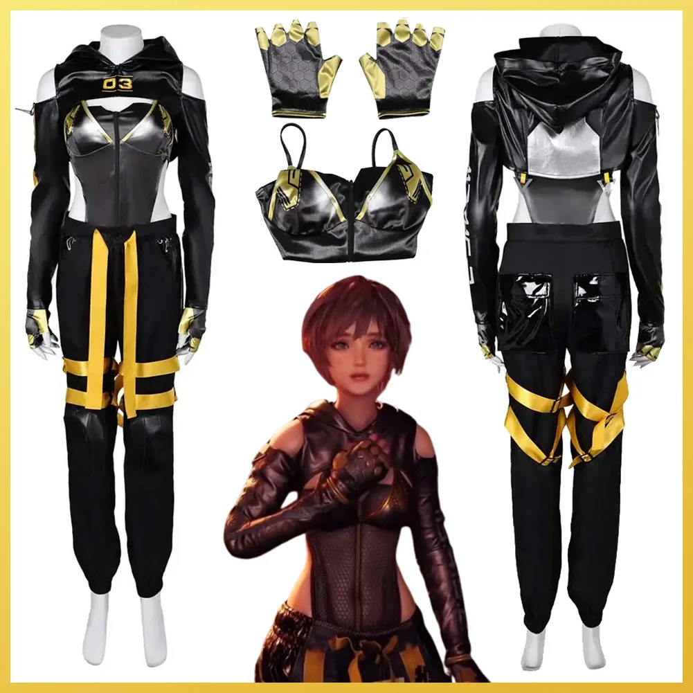 Disguise Lily Artemis II Cosplay Gloves Clothing Anime Game Stellar Blade Costume Women Roleplay Fancy Dress Up Party Cloth