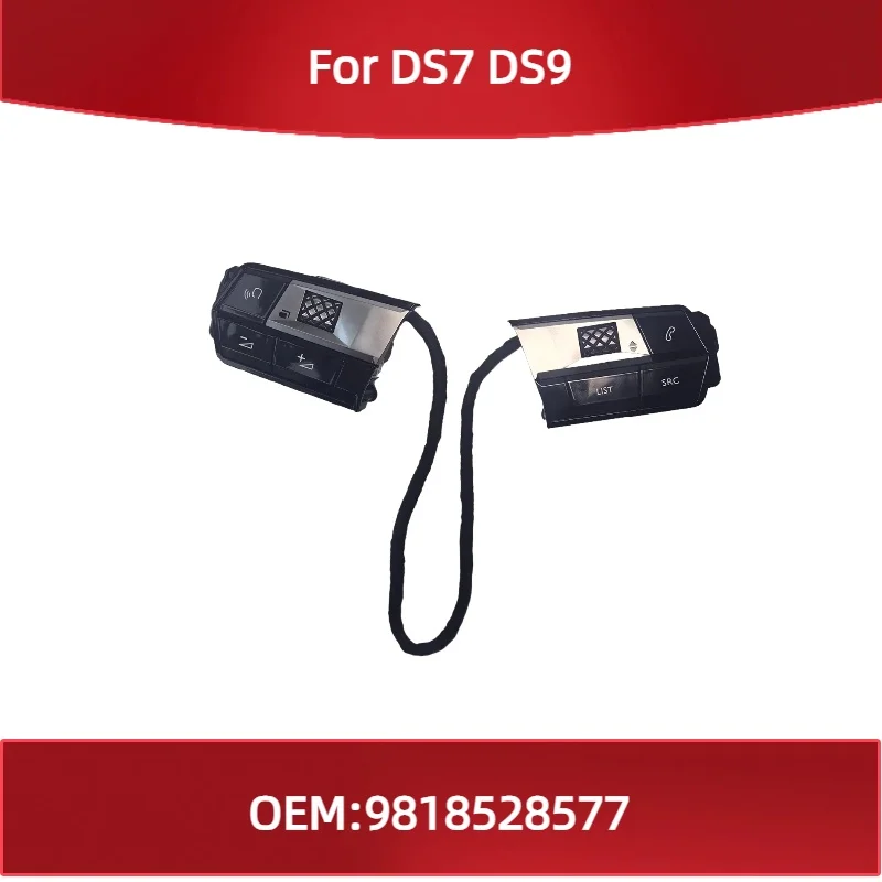 

9818528577 Suitable for Citroen DS7 DS9 Car VMF combo switch module Bluetooth phone volume plus or minus switch button