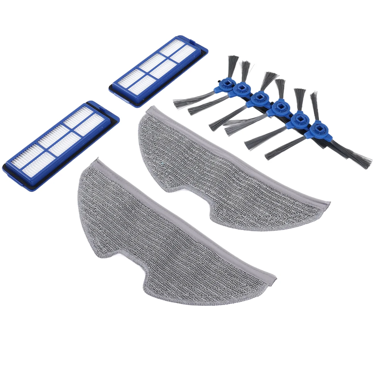 Per RoboVac G10 G30 Hybrid Filtro di ricambio Mop Panno Spazzola laterale Robot Aspirapolvere Pezzi di ricambio Accessori