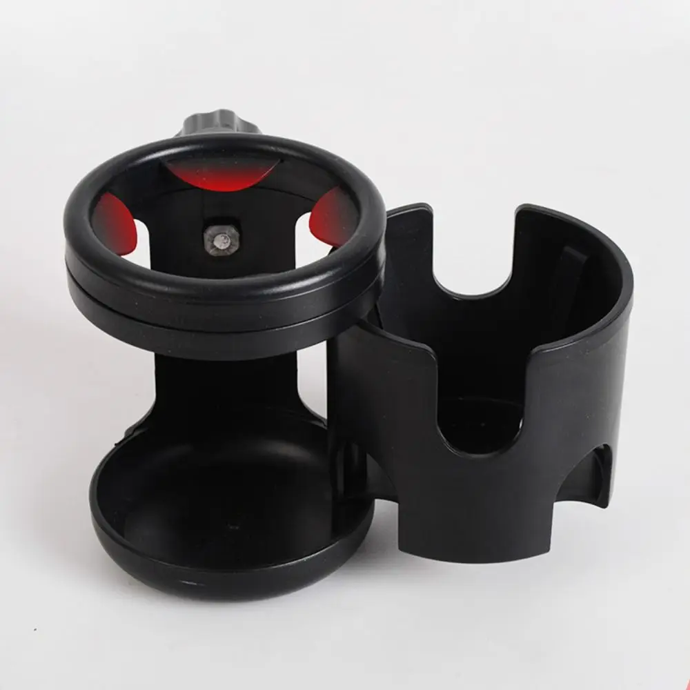 

Anti-slip 2 in 1 Baby Stroller Cup Holder Adjustable Easy To Install Stroller Water Bottle Organizer Non-slip Rotatable