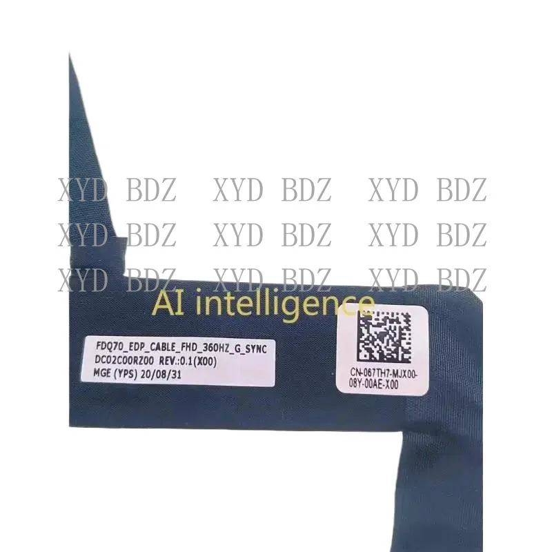 DB Original for DELL Alienware Area 51M R2 FDQ70 EDP CABLE FHD 360HZ 67TH7 067TH7