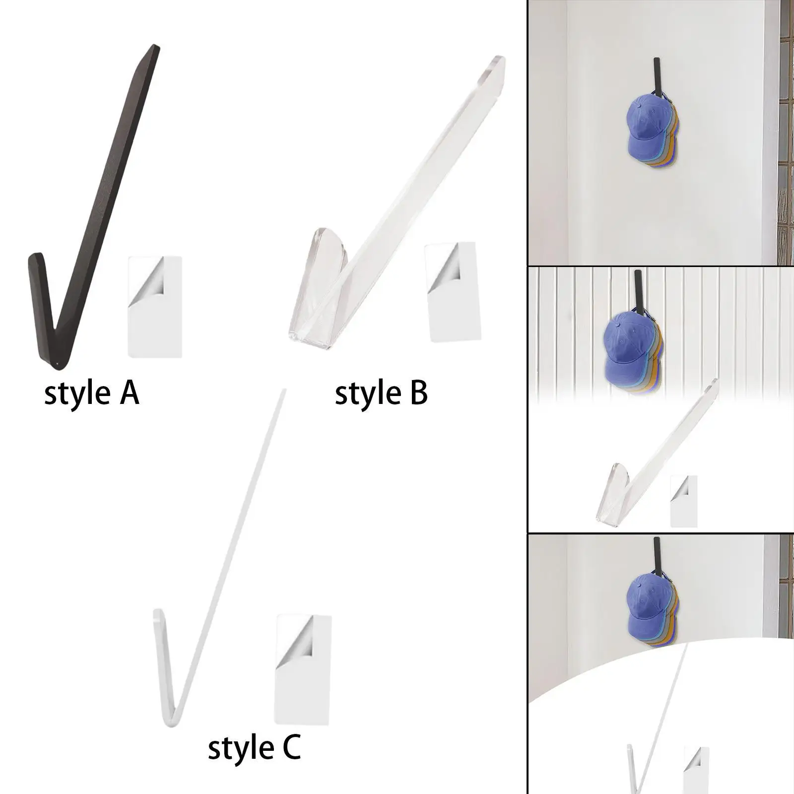 Hat Rack for Baseball Caps Modern Hat Storage Organizer for Door Office Home