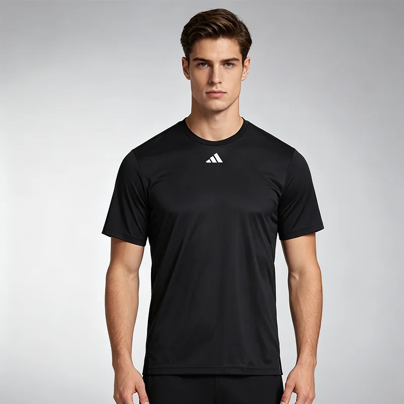 New Adidas Hiit Base Tee Sports Round-Neck Loose And Comfortable Casual Top Breathable Quick-Drying Fitness Short-Sleeved IB7915
